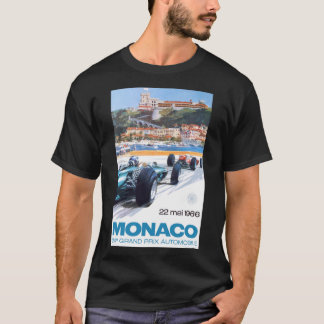 Camiseta poster do Grande Prêmio MONACO de 1966