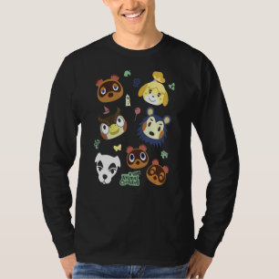 Camiseta Poster do Grupo de Cruzamento dos Animais