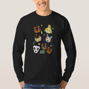 Camiseta Poster do Grupo de Cruzamento dos Animais
