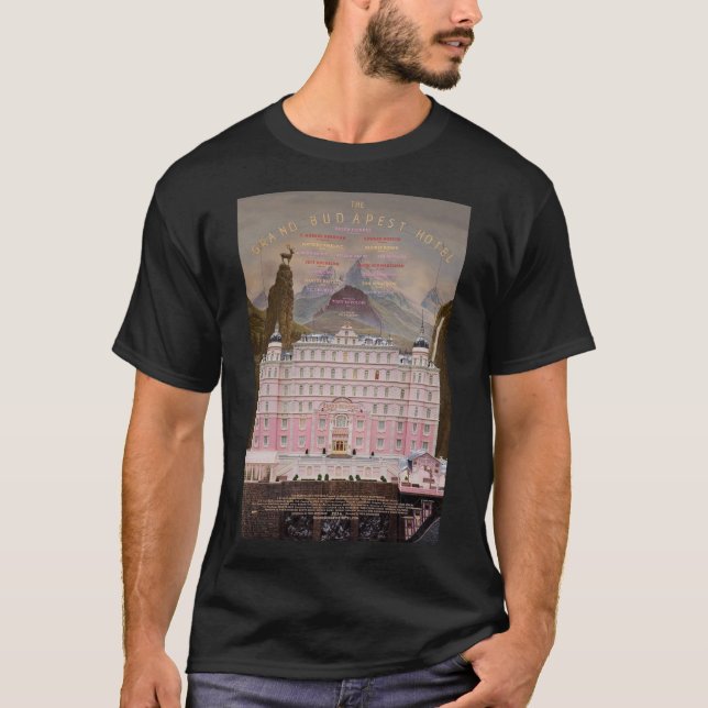 Camiseta Poster do Hotel Grand Budapest (Frente)
