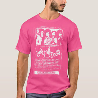 Camiseta Poster do New York Dolls Show