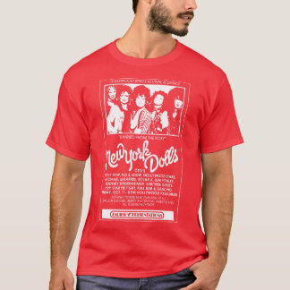 Camiseta Poster do New York Dolls Show