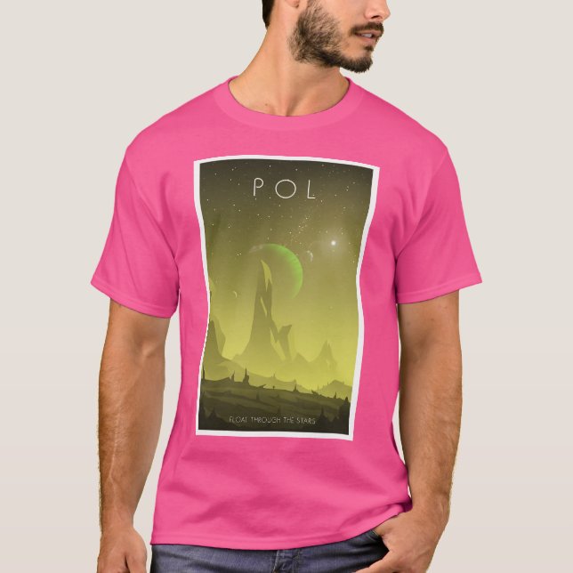 Camiseta Poster do Programa Espacial Kerbal - Pol (Frente)