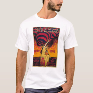 Camiseta Poster do Promo do futebol