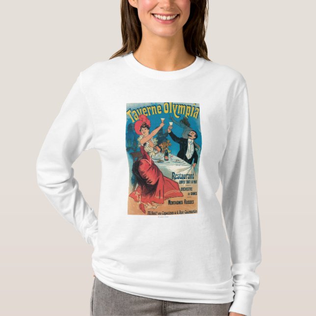 Camiseta Poster do promocional da Olympia de Taverne (Frente)