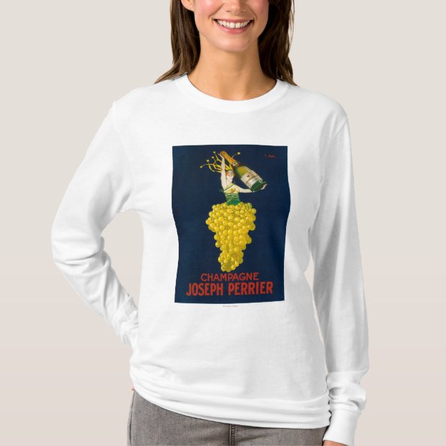 Camiseta Poster do promocional de Joseph Perrier Champagne (Frente)
