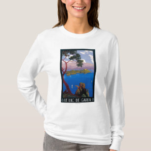 Camiseta Poster do promocional do viagem de Garda do lago