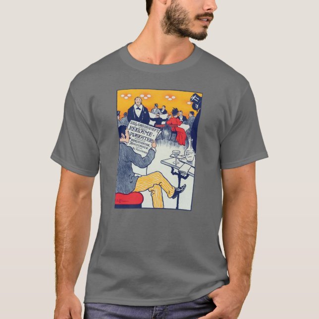 Camiseta Pøster e cinzas escuras (Frente)