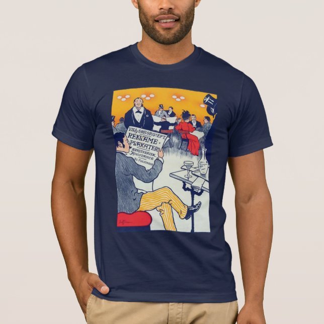 Camiseta Pøster e marinho (Frente)