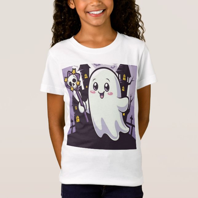 Camiseta Poster elegante e alegre com uma guinada (Frente)