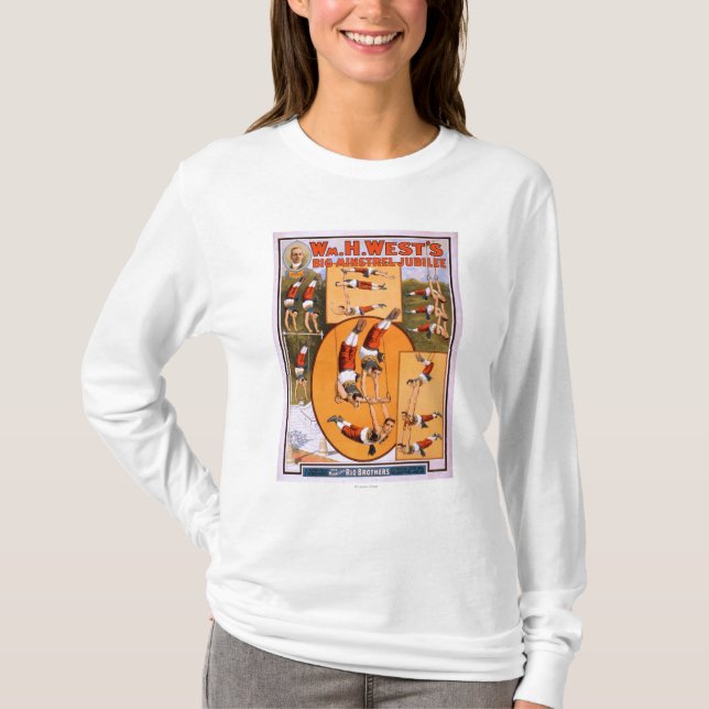 Camiseta Poster grande de JubileeGymnasts do Minstrel do (Frente)