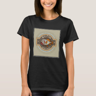 Camiseta Poster grande do bar e grill dos peixes