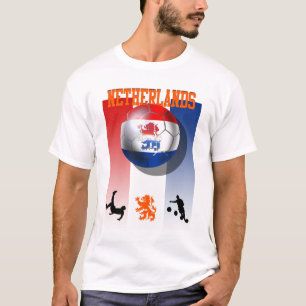 Camiseta Poster holandês de Voetbal Oranje