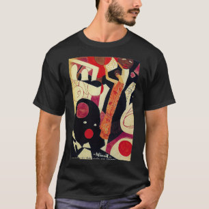 Camiseta Poster Minivet por Rene Magaritte T-Shirt
