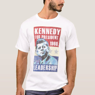 Camiseta Poster presidencial histórico de John F. Kennedy