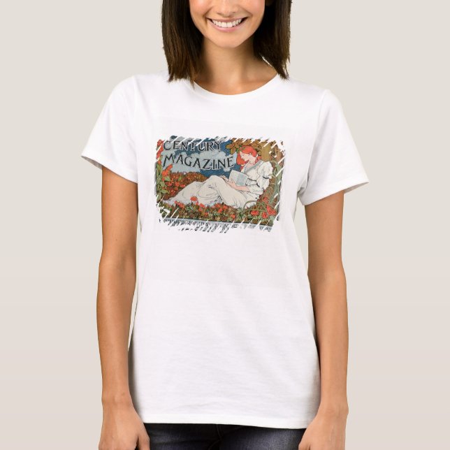 Camiseta Poster publicando 'Revista do século', meio-verão  (Frente)