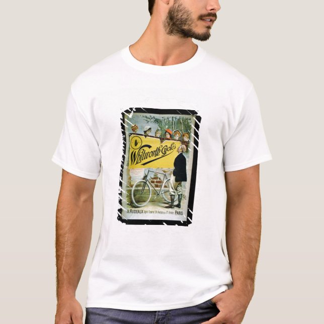 Camiseta Poster publicando ‘Whitworth Cycle’, Paris (colo) (Frente)