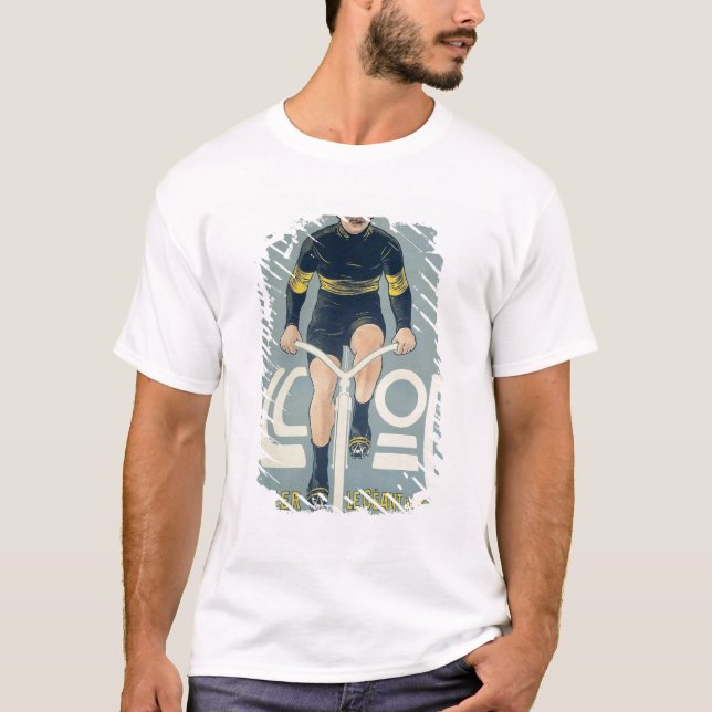 Camiseta Poster que descreve Francois Faber (Frente)