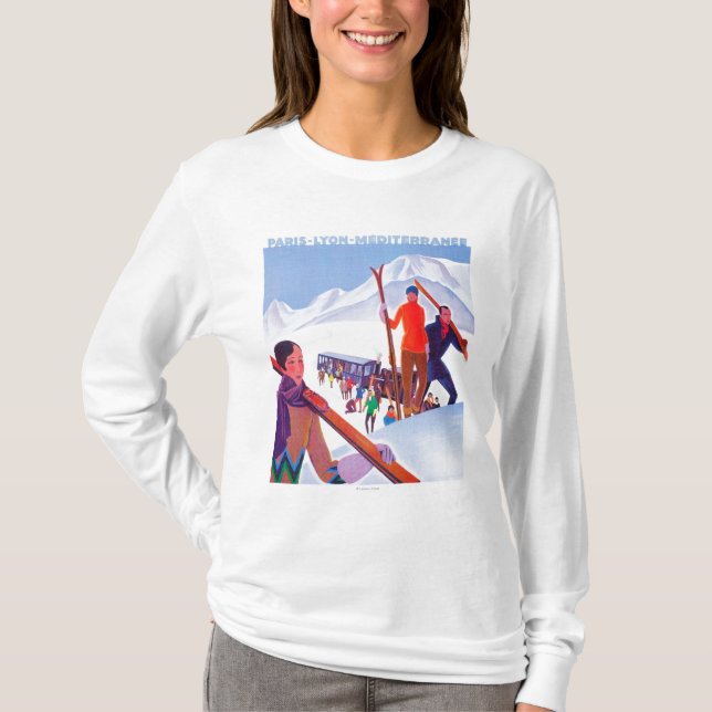 Camiseta Poster relativo à promoção Railway de PLM (Frente)