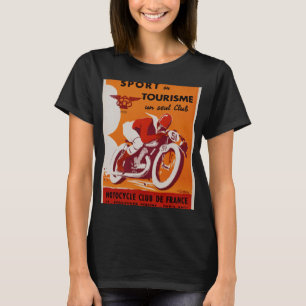 Camiseta Poster Retro 1903 do Clube de Motociclismo