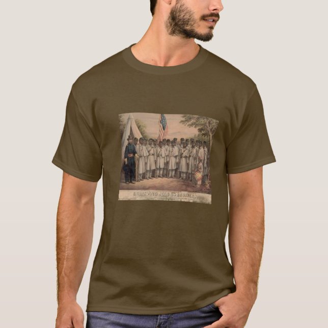 Camiseta Poster revolucionário da propaganda de Negroe da (Frente)