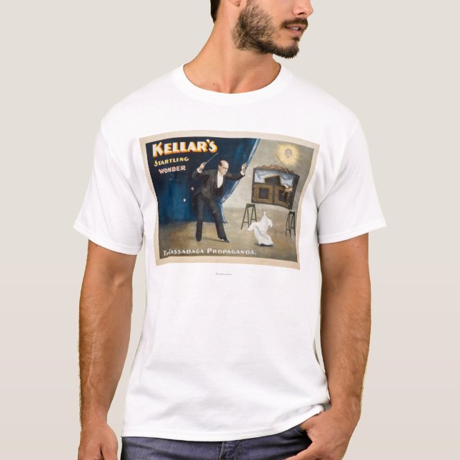 Camiseta Poster sobressaltado da mágica da maravilha de (Frente)