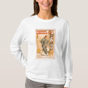 Camiseta "Poster teatral do jogo de uma lua de mel chinesa"