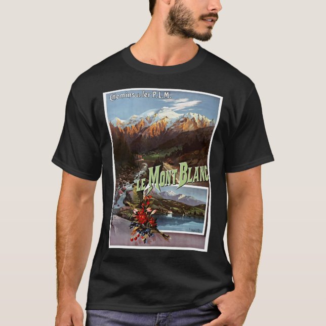 Camiseta poster viagens vintage (Frente)
