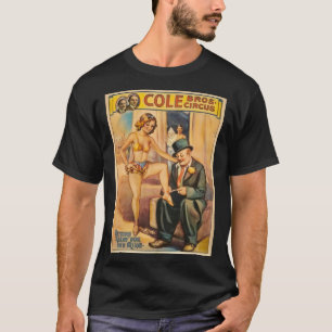 Camiseta Poster vintage de artistas de circo