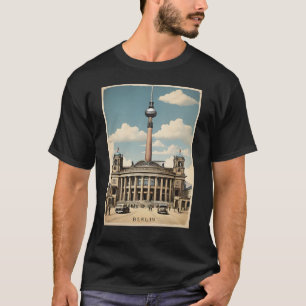 Camiseta Poster vintage de Berlim
