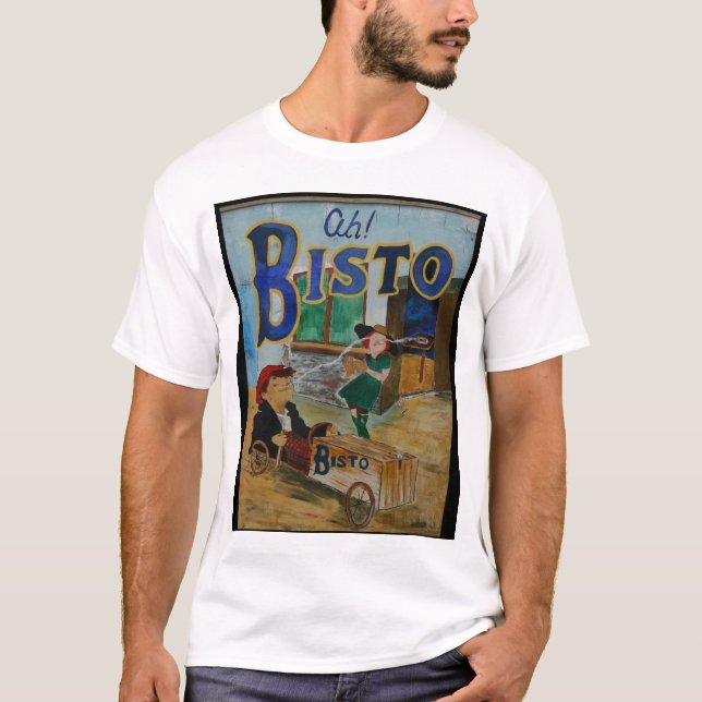 Camiseta Poster vintage de Bisto (Frente)