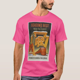 Camiseta Poster vintage de Ferrovia da Pensilvânia