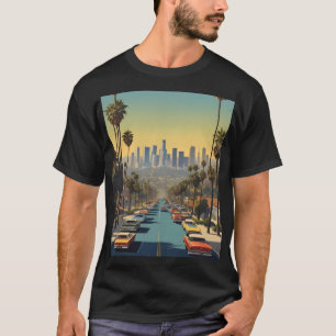 Camiseta Poster vintage de Los Angeles