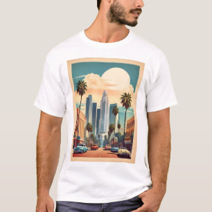 Camiseta Poster vintage de Los Angeles