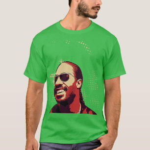 Camiseta Poster vintage Stevie Wonder