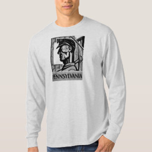 Camiseta Poster WPA 1938 de carvão de Pensilvânia