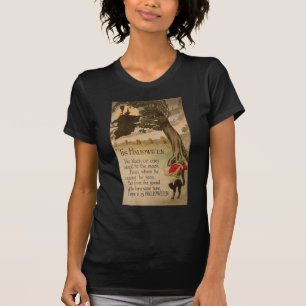 Camiseta Posters clássicos de cartões de saudação do Vi