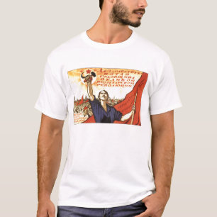 Camiseta Posters da propaganda de União Soviética da guer