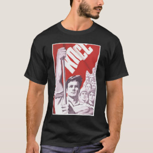 Camiseta Posters da propaganda de União Soviética da guer