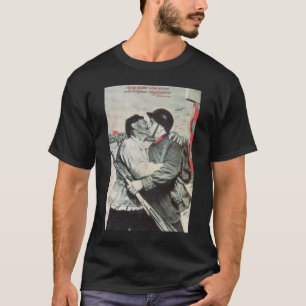Camiseta Posters da propaganda de União Soviética da guer