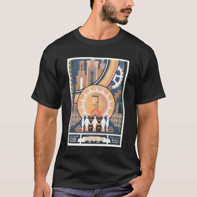 Camiseta Posters da propaganda de União Soviética da guerra (Frente)