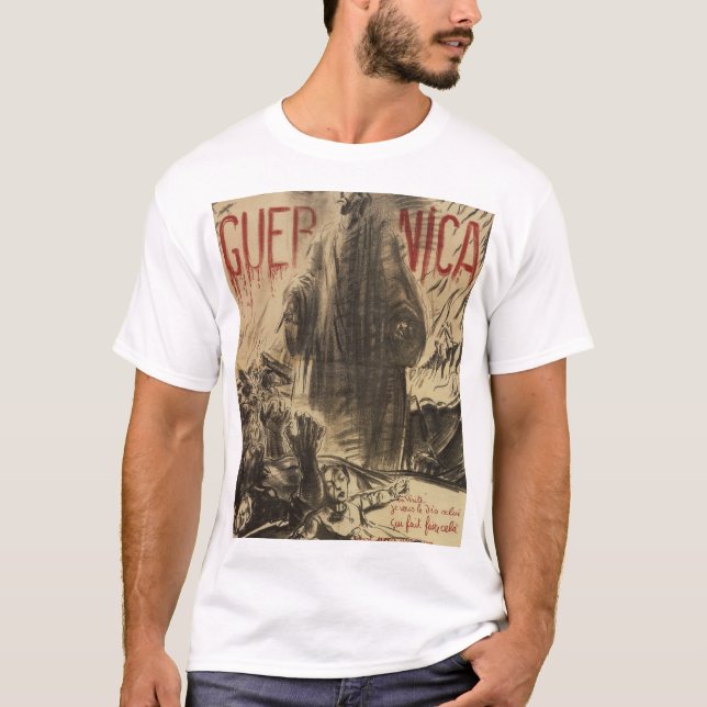 Camiseta Posters do _Propaganda de Guernica (1938) (Frente)