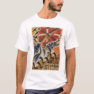 Camiseta Posters ofensivo do _Propaganda de Euzkadi (1937)