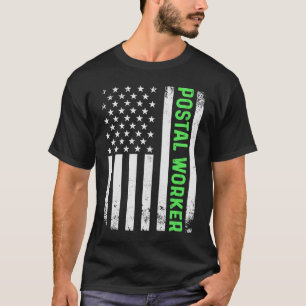 Camiseta Postman American Distante Flag Mailman US Postal