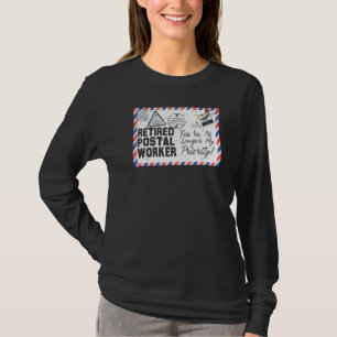 Camiseta Posto de aposentadoria do trabalhador postal apose