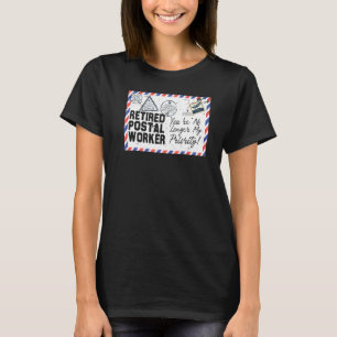 Camiseta Posto de aposentadoria do trabalhador postal apose