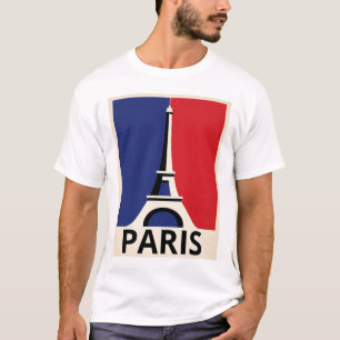 Camiseta Posto de Garota Engraçada Paris