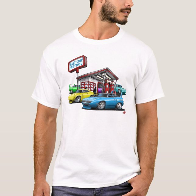 Camiseta Posto de gasolina 1970 de Superbird (Frente)