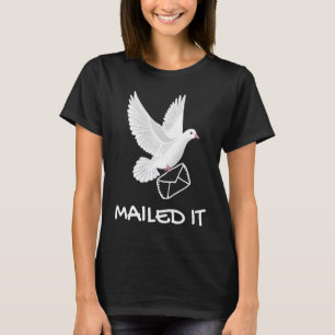 Camiseta Posto de Mensagens Enviadas pelo Office Postman Wo