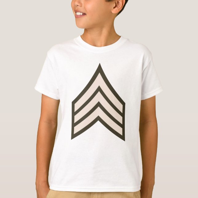 Camiseta posto de Sargento do Exército (Frente)